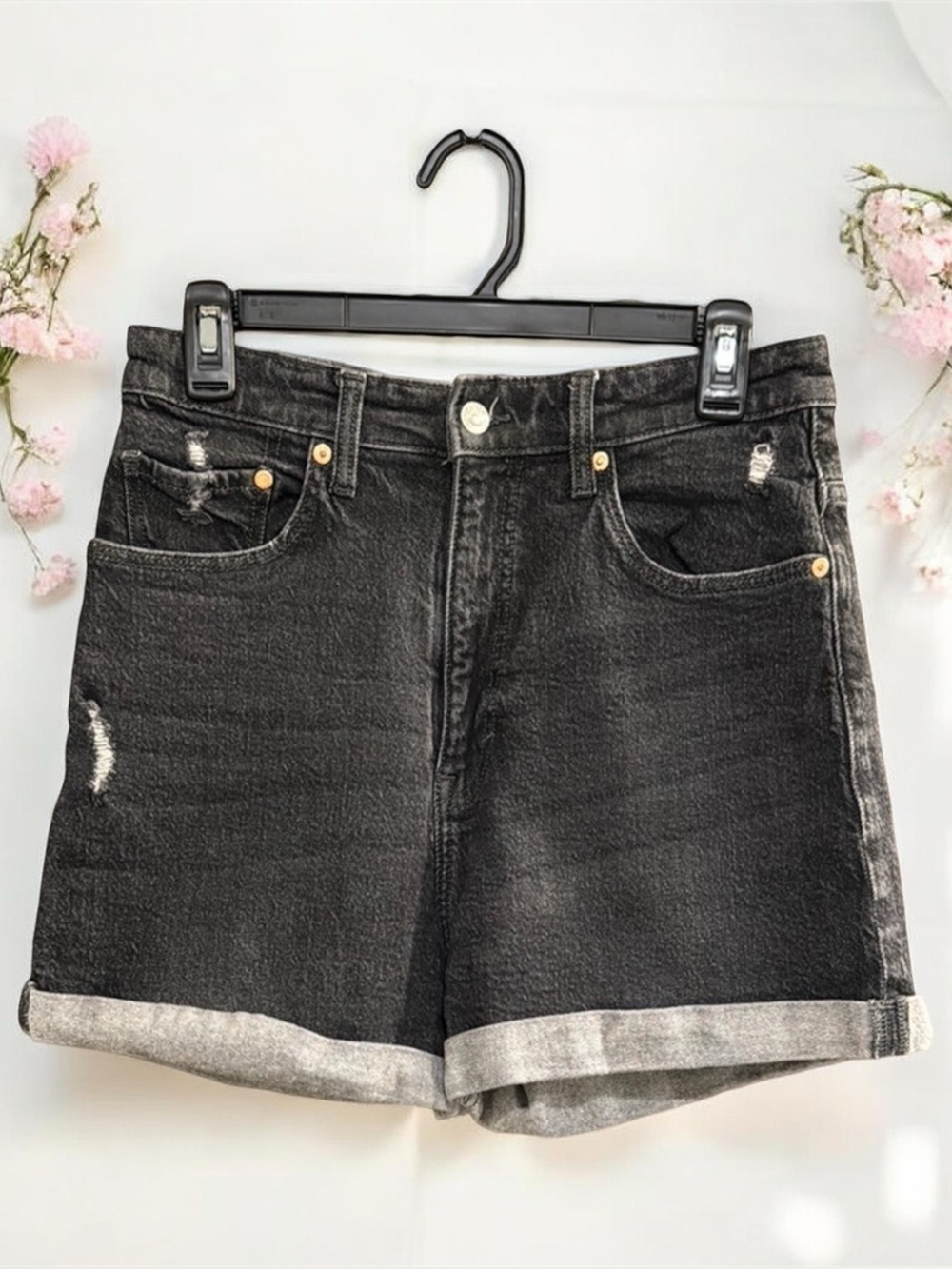 H&M Black Denim Women's Shorts